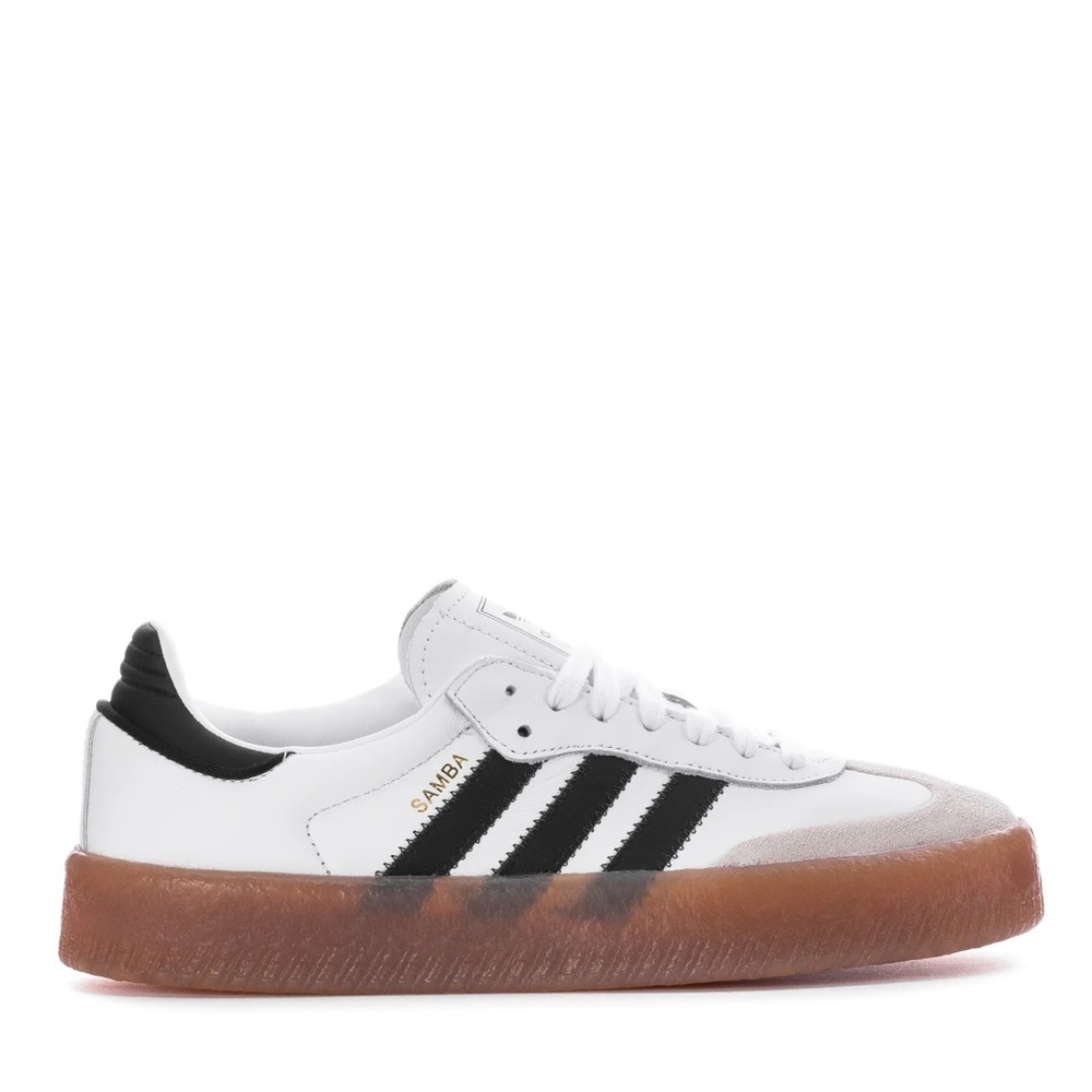 NWB Adidas Sambae Women’s 7 Black/ White/ Gum